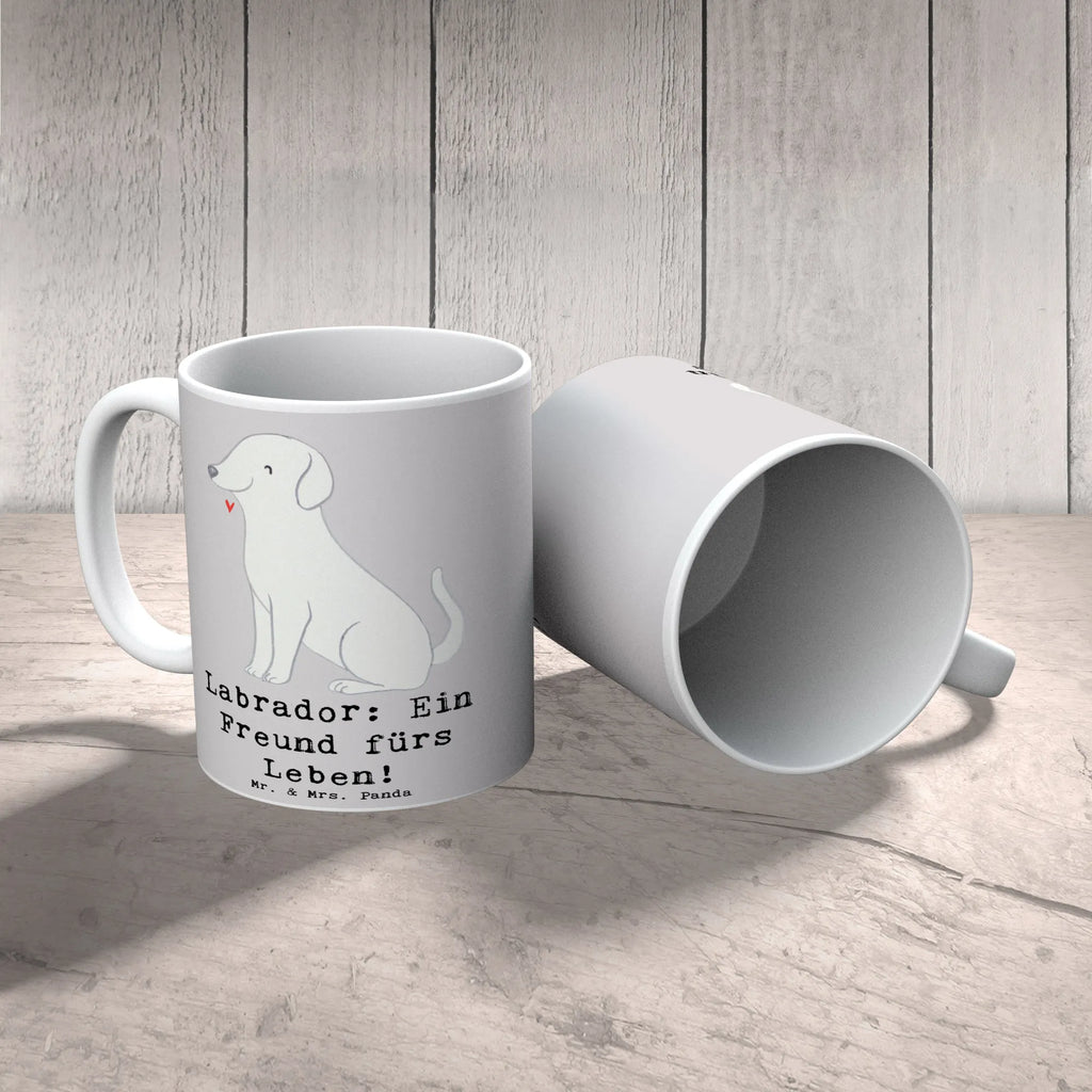 Tasse Labrador Freund Teetasse, Tasse, Geschenktasse, Bürotasse, Tasse mit Motiven, Porzellantasse, Kaffeetasse, Tasse mit Zitaten, Keramiktasse, Hund, Hunderasse, Rassehund, Hundebesitzer, Geschenk, Tierfreund, Schenken, Welpe