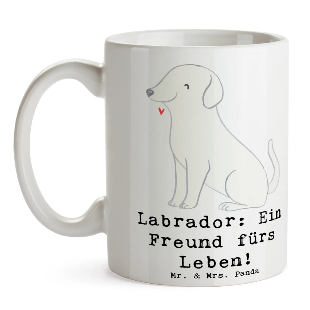 Tasse Labrador Freund Teetasse, Tasse, Geschenktasse, Bürotasse, Tasse mit Motiven, Porzellantasse, Kaffeetasse, Tasse mit Zitaten, Keramiktasse, Hund, Hunderasse, Rassehund, Hundebesitzer, Geschenk, Tierfreund, Schenken, Welpe
