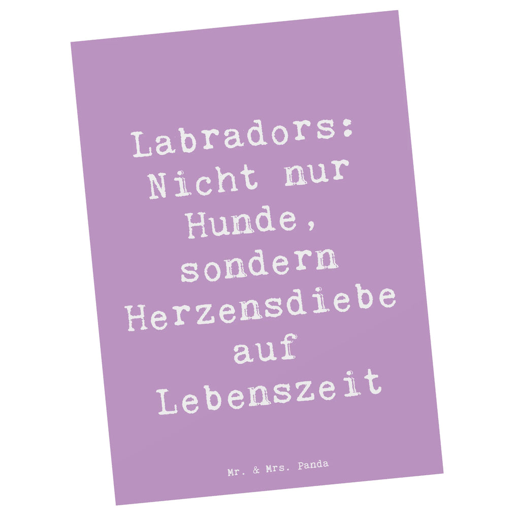Postkarte Spruch Labrador Herzensdiebe Ansichtskarten, Karte, Einladungskarte, Einladung, Grußkarte, Postkarte, Ansichtskarte, Geschenkkarte, Einladung Geburtstag, Dankeskarte, Einladungskarten Geburtstag, Geburtstagskarte, Hund, Hunderasse, Rassehund, Hundebesitzer, Geschenk, Tierfreund, Schenken, Welpe