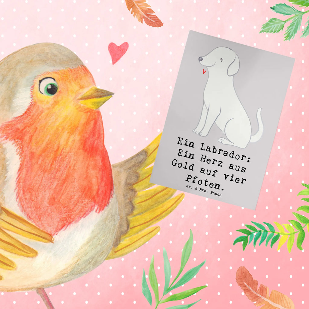 Greetings card Ein Labrador: Ein Herz aus Gold auf vier Pfoten. Glückwunschkarte, Geburtstagskarte, Karte, Hochzeitskarte, Grußkarte, Klappkarte, Ansichtskarten, Einladungskarte, Hund, Hunderasse, Rassehund, Hundebesitzer, Geschenk, Tierfreund, Schenken, Welpe