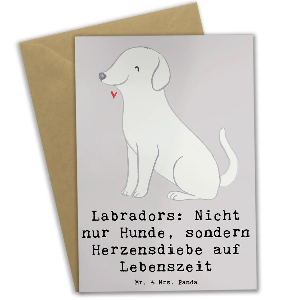 Greetings card Labradors: Nicht nur Hunde, sondern Herzensdiebe auf Lebenszeit Grußkarte, Glückwunschkarte, Geburtstagskarte, Einladungskarte, Hochzeitskarte, Ansichtskarten, Klappkarte, Karte, Hund, Hunderasse, Rassehund, Hundebesitzer, Geschenk, Tierfreund, Schenken, Welpe