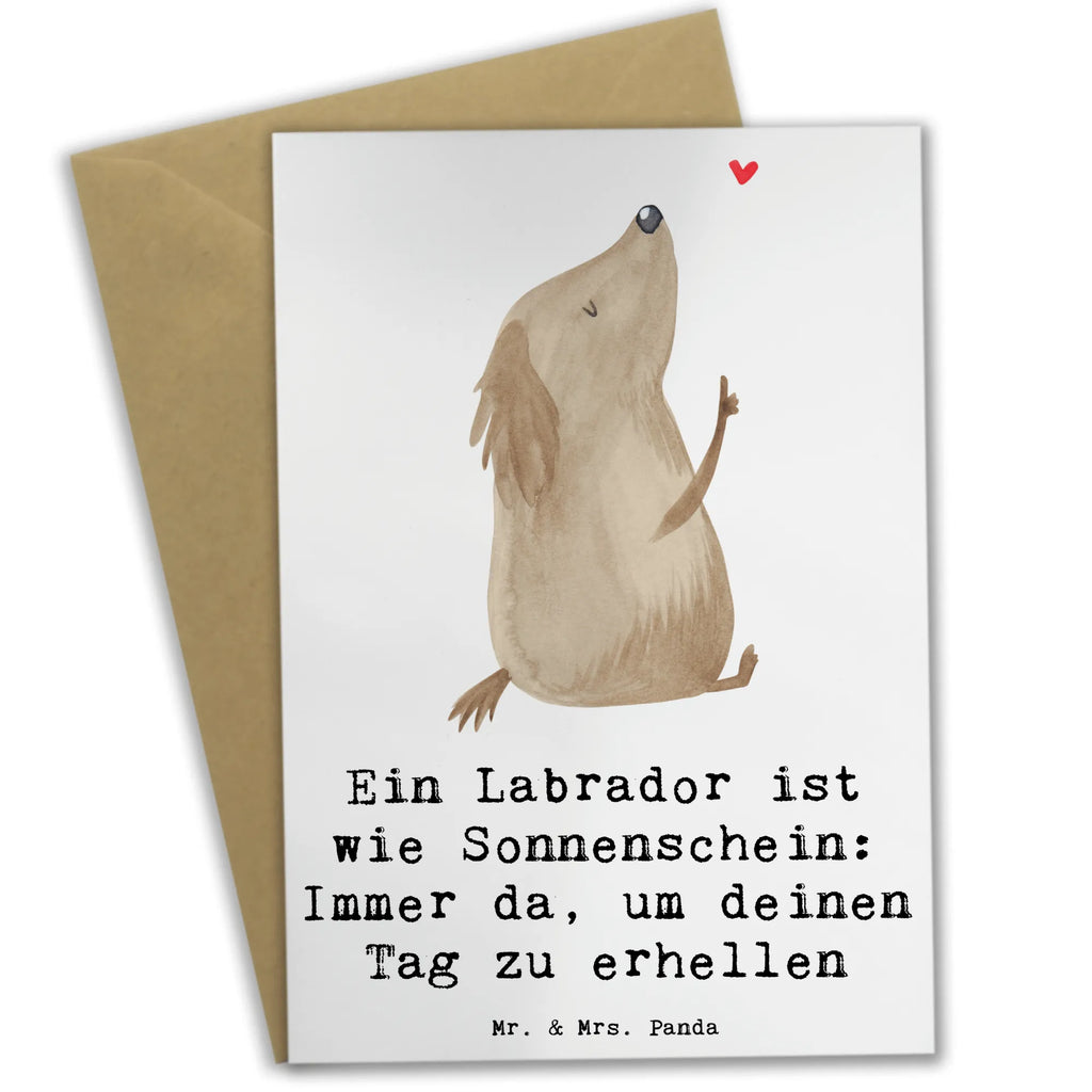 Grußkarte Labrador Sonnenschein Klappkarte, Grußkarte, Glückwunschkarte, Ansichtskarten, Einladungskarte, Geburtstagskarte, Hochzeitskarte, Karte, Hund, Hunderasse, Rassehund, Hundebesitzer, Geschenk, Tierfreund, Schenken, Welpe