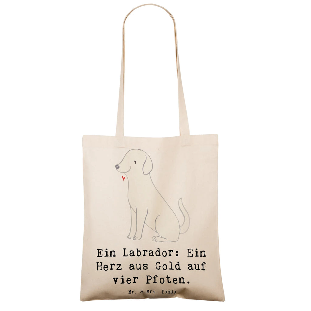 Tote bag Ein Labrador: Ein Herz aus Gold auf vier Pfoten. Strandtasche, Einkaufstasche, Stofftasche, Umhängetasche, Stoffbeutel, Jutebeutel, Laptoptasche, Jutetasche, Badetasche, Einkaufstüte, Tasche, Schultertasche, Tragetasche, Beutel, Beuteltasche, Shopper, Hund, Hunderasse, Rassehund, Hundebesitzer, Geschenk, Tierfreund, Schenken, Welpe