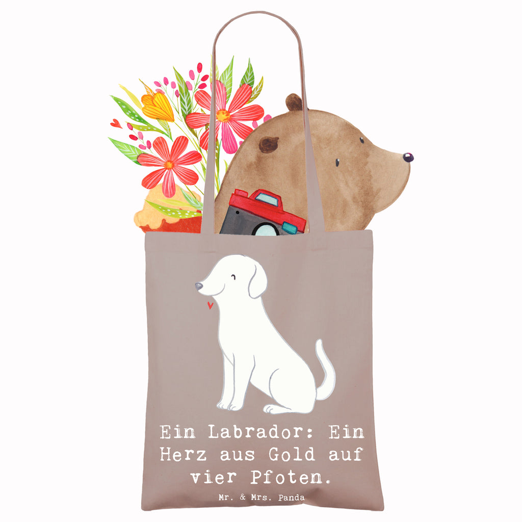 Tote bag Ein Labrador: Ein Herz aus Gold auf vier Pfoten. Strandtasche, Einkaufstasche, Stofftasche, Umhängetasche, Stoffbeutel, Jutebeutel, Laptoptasche, Jutetasche, Badetasche, Einkaufstüte, Tasche, Schultertasche, Tragetasche, Beutel, Beuteltasche, Shopper, Hund, Hunderasse, Rassehund, Hundebesitzer, Geschenk, Tierfreund, Schenken, Welpe