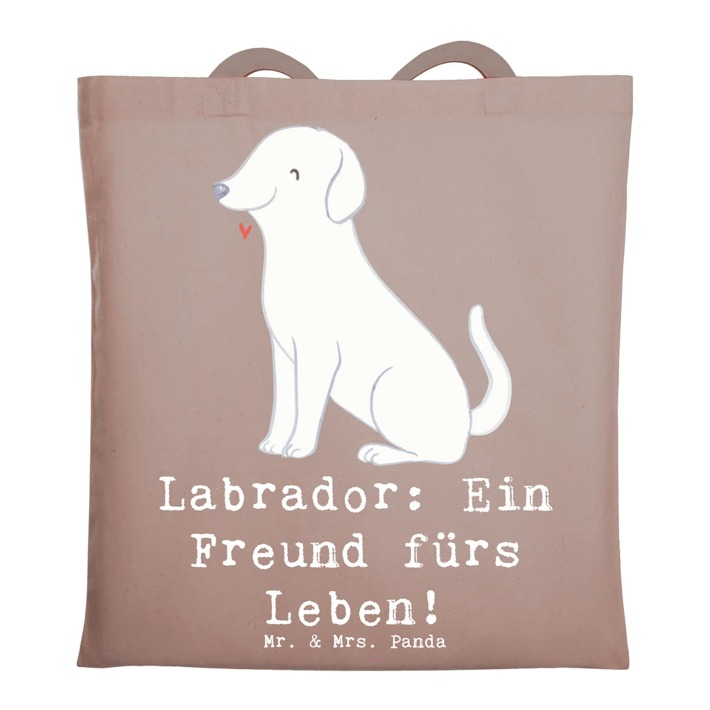Tragetasche Labrador Freund Jutetasche, Shopper, Tragetasche, Stoffbeutel, Einkaufstasche, Beuteltasche, Tasche, Stofftasche, Beutel, Einkaufstüte, Badetasche, Strandtasche, Jutebeutel, Laptoptasche, Schultertasche, Umhängetasche, Hund, Hunderasse, Rassehund, Hundebesitzer, Geschenk, Tierfreund, Schenken, Welpe