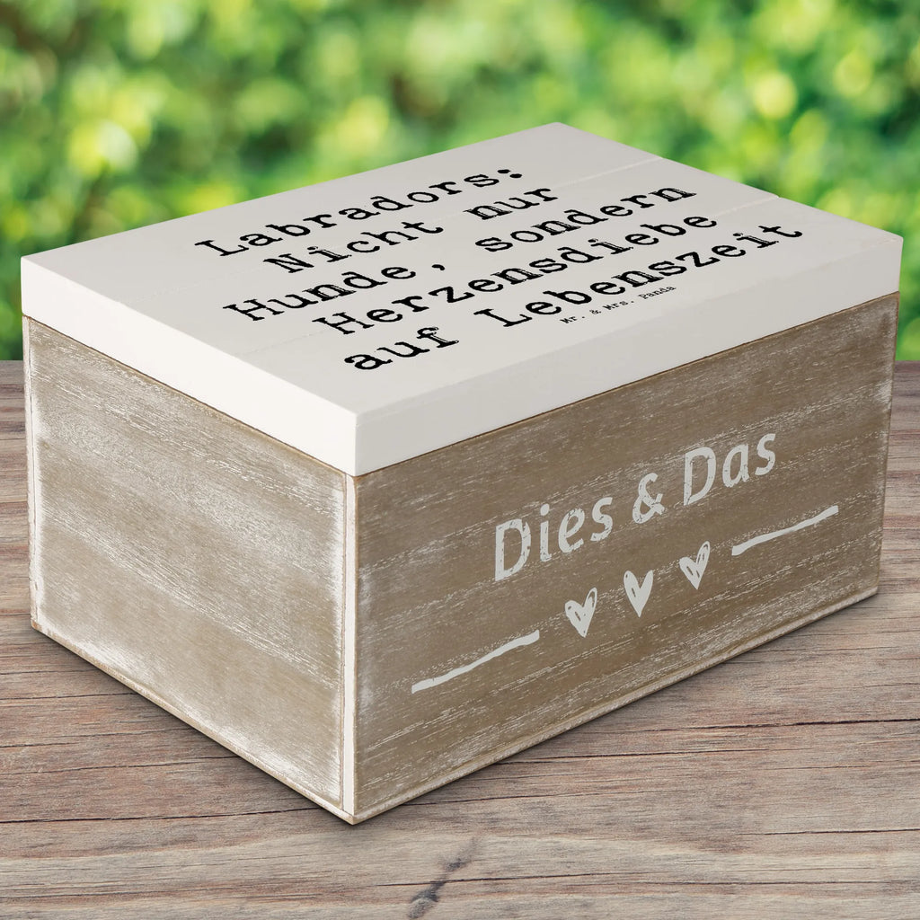 Holzkiste Spruch Labrador Herzensdiebe Aufbewahrungsbox, Erinnerungskiste, Geschenkdose, Holzkiste, Truhe, Dekokiste, Schatzkiste, Geschenkbox, Schatulle, Kiste, XXL, Erinnerungsbox, Hund, Hunderasse, Rassehund, Hundebesitzer, Geschenk, Tierfreund, Schenken, Welpe