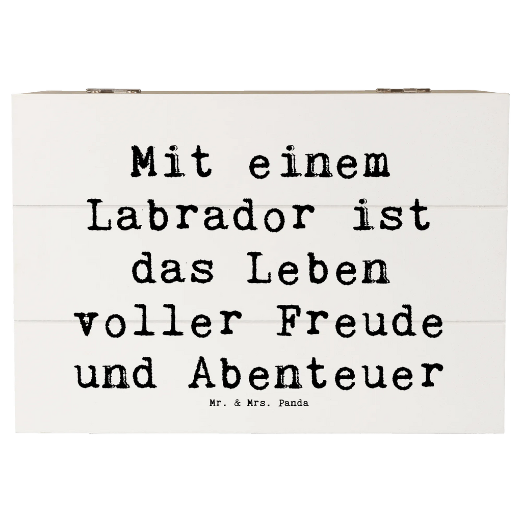 Holzkiste Spruch Labradorleben Truhe, Schatzkiste, Geschenkdose, Schatulle, Aufbewahrungsbox, Erinnerungsbox, Erinnerungskiste, Kiste, XXL, Geschenkbox, Dekokiste, Holzkiste, Hund, Hunderasse, Rassehund, Hundebesitzer, Geschenk, Tierfreund, Schenken, Welpe