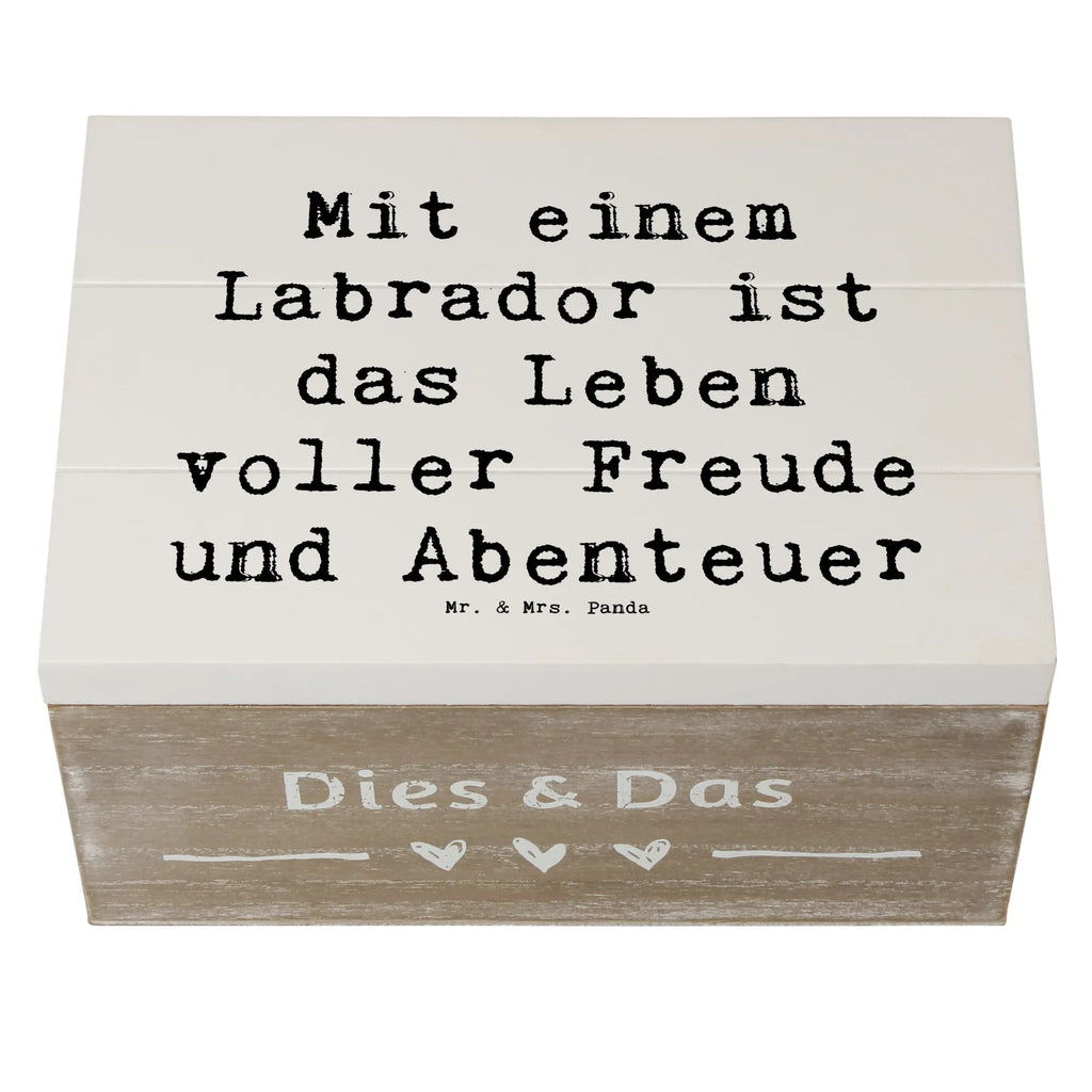 Holzkiste Spruch Labradorleben Truhe, Schatzkiste, Geschenkdose, Schatulle, Aufbewahrungsbox, Erinnerungsbox, Erinnerungskiste, Kiste, XXL, Geschenkbox, Dekokiste, Holzkiste, Hund, Hunderasse, Rassehund, Hundebesitzer, Geschenk, Tierfreund, Schenken, Welpe