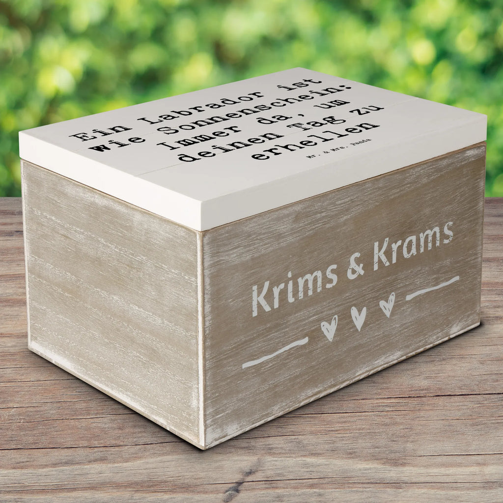 Holzkiste Spruch Labrador Sonnenschein Schatzkiste, Kiste, Dekokiste, Geschenkdose, Truhe, Geschenkbox, Schatulle, Erinnerungsbox, Holzkiste, Erinnerungskiste, Aufbewahrungsbox, XXL, Hund, Hunderasse, Rassehund, Hundebesitzer, Geschenk, Tierfreund, Schenken, Welpe