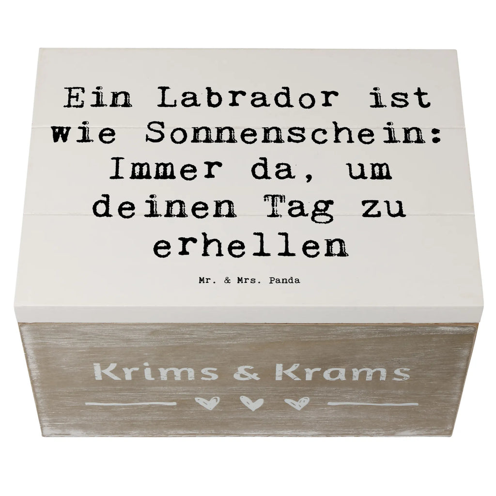 Holzkiste Spruch Labrador Sonnenschein Schatzkiste, Kiste, Dekokiste, Geschenkdose, Truhe, Geschenkbox, Schatulle, Erinnerungsbox, Holzkiste, Erinnerungskiste, Aufbewahrungsbox, XXL, Hund, Hunderasse, Rassehund, Hundebesitzer, Geschenk, Tierfreund, Schenken, Welpe