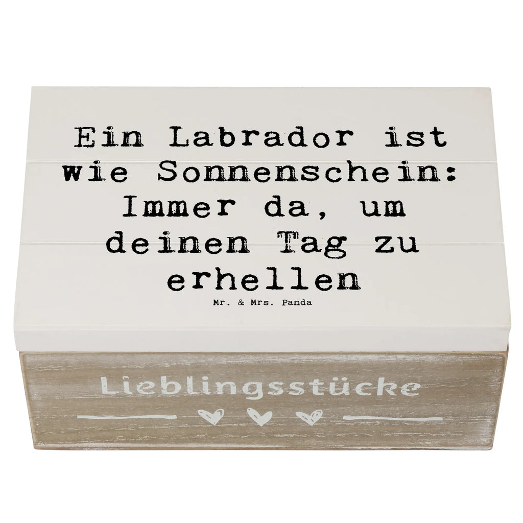 Holzkiste Spruch Labrador Sonnenschein Schatzkiste, Kiste, Dekokiste, Geschenkdose, Truhe, Geschenkbox, Schatulle, Erinnerungsbox, Holzkiste, Erinnerungskiste, Aufbewahrungsbox, XXL, Hund, Hunderasse, Rassehund, Hundebesitzer, Geschenk, Tierfreund, Schenken, Welpe