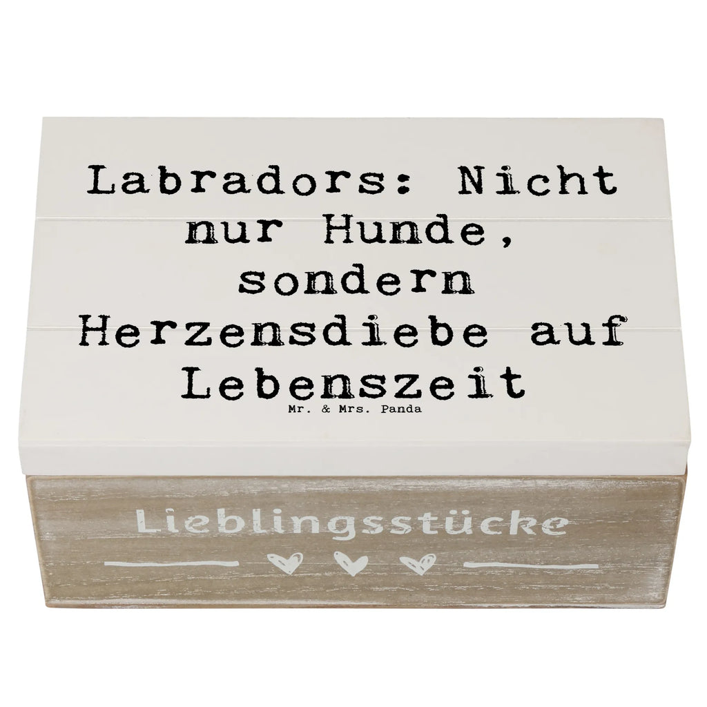 Holzkiste Spruch Labrador Herzensdiebe Aufbewahrungsbox, Erinnerungskiste, Geschenkdose, Holzkiste, Truhe, Dekokiste, Schatzkiste, Geschenkbox, Schatulle, Kiste, XXL, Erinnerungsbox, Hund, Hunderasse, Rassehund, Hundebesitzer, Geschenk, Tierfreund, Schenken, Welpe