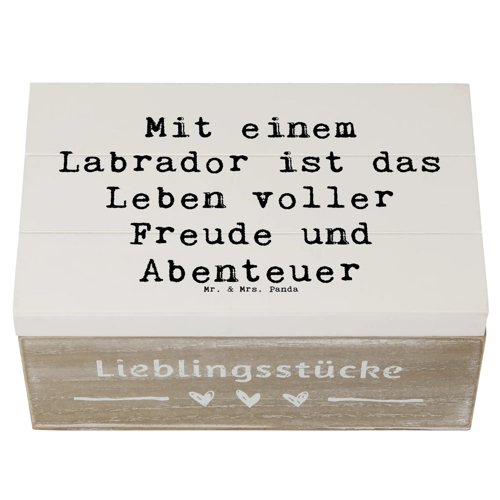 Holzkiste Spruch Labradorleben Truhe, Schatzkiste, Geschenkdose, Schatulle, Aufbewahrungsbox, Erinnerungsbox, Erinnerungskiste, Kiste, XXL, Geschenkbox, Dekokiste, Holzkiste, Hund, Hunderasse, Rassehund, Hundebesitzer, Geschenk, Tierfreund, Schenken, Welpe