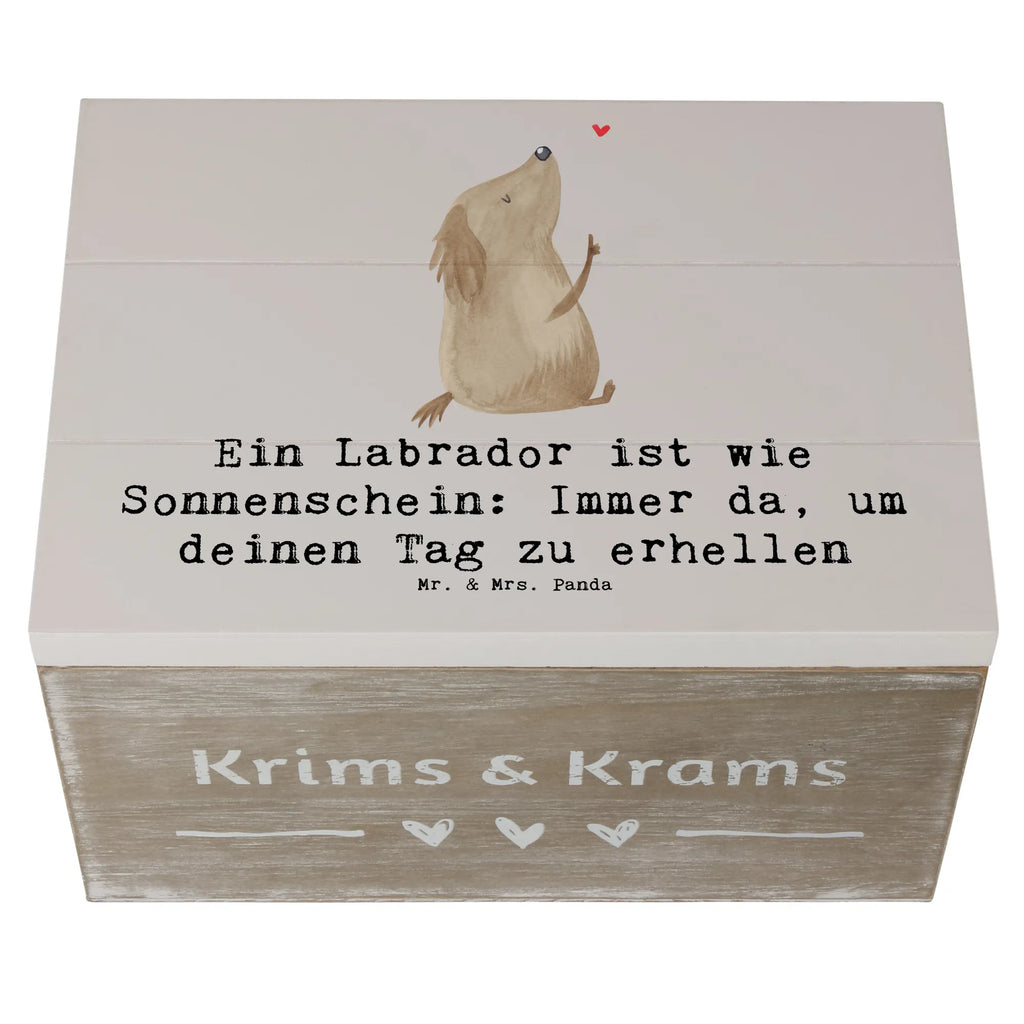 Holzkiste Labrador Sonnenschein Aufbewahrungsbox, Geschenkdose, Schatulle, XXL, Kiste, Erinnerungskiste, Dekokiste, Holzkiste, Truhe, Geschenkbox, Schatzkiste, Erinnerungsbox, Hund, Hunderasse, Rassehund, Hundebesitzer, Geschenk, Tierfreund, Schenken, Welpe