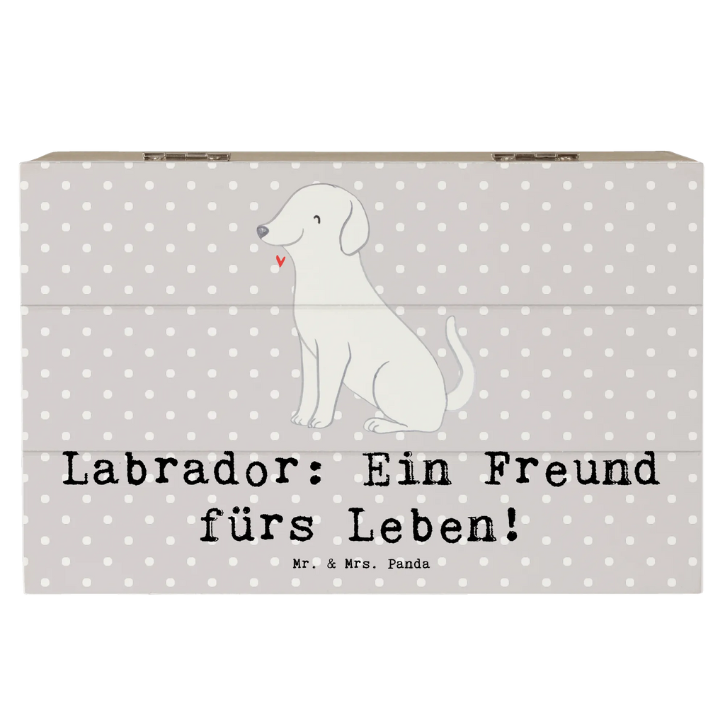 Holzkiste Labrador Freund Kiste, Erinnerungskiste, Dekokiste, Geschenkdose, Truhe, Erinnerungsbox, Schatzkiste, Schatulle, Geschenkbox, Aufbewahrungsbox, XXL, Holzkiste, Hund, Hunderasse, Rassehund, Hundebesitzer, Geschenk, Tierfreund, Schenken, Welpe