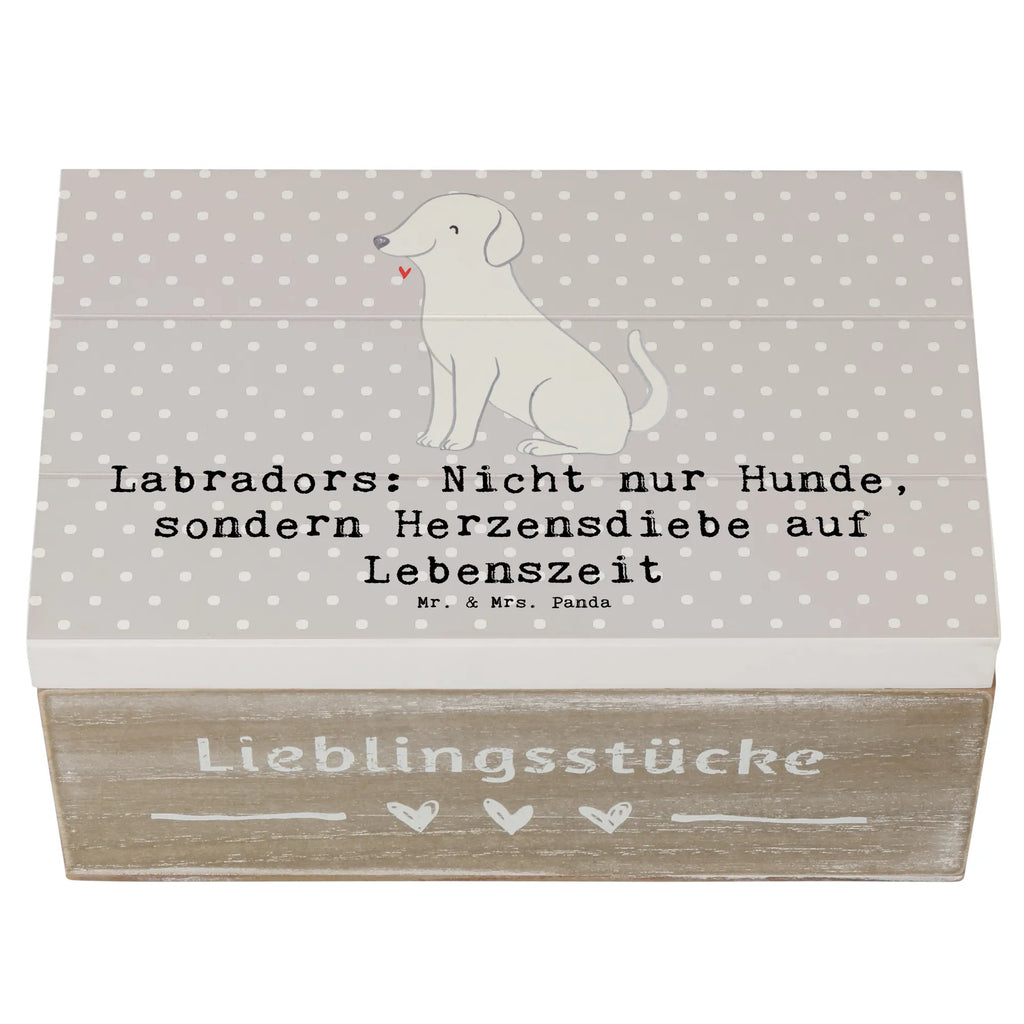 Holzkiste Labrador Herzensdiebe Schatzkiste, Truhe, Geschenkbox, Schatulle, Aufbewahrungsbox, XXL, Kiste, Holzkiste, Geschenkdose, Erinnerungsbox, Dekokiste, Erinnerungskiste, Hund, Hunderasse, Rassehund, Hundebesitzer, Geschenk, Tierfreund, Schenken, Welpe