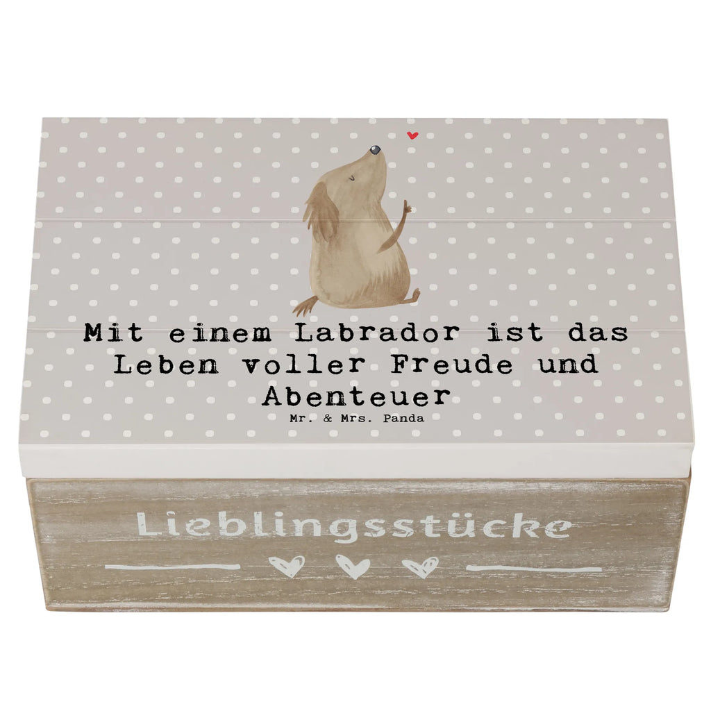 Holzkiste Labradorleben Erinnerungsbox, XXL, Schatulle, Geschenkbox, Erinnerungskiste, Schatzkiste, Holzkiste, Aufbewahrungsbox, Dekokiste, Truhe, Geschenkdose, Kiste, Hund, Hunderasse, Rassehund, Hundebesitzer, Geschenk, Tierfreund, Schenken, Welpe