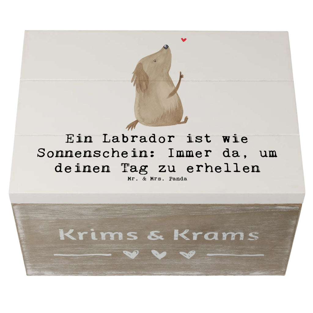 Holzkiste Labrador Sonnenschein Aufbewahrungsbox, Geschenkdose, Schatulle, XXL, Kiste, Erinnerungskiste, Dekokiste, Holzkiste, Truhe, Geschenkbox, Schatzkiste, Erinnerungsbox, Hund, Hunderasse, Rassehund, Hundebesitzer, Geschenk, Tierfreund, Schenken, Welpe