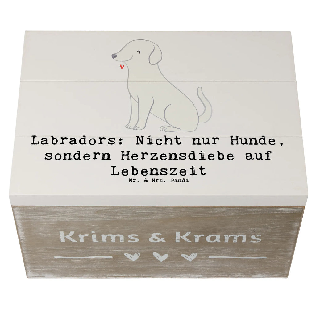 Holzkiste Labrador Herzensdiebe Schatzkiste, Truhe, Geschenkbox, Schatulle, Aufbewahrungsbox, XXL, Kiste, Holzkiste, Geschenkdose, Erinnerungsbox, Dekokiste, Erinnerungskiste, Hund, Hunderasse, Rassehund, Hundebesitzer, Geschenk, Tierfreund, Schenken, Welpe