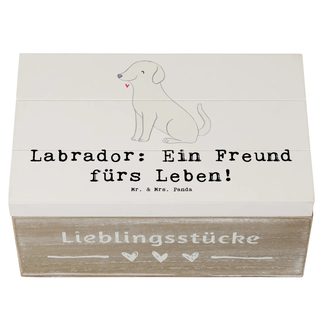 Holzkiste Labrador Freund Kiste, Erinnerungskiste, Dekokiste, Geschenkdose, Truhe, Erinnerungsbox, Schatzkiste, Schatulle, Geschenkbox, Aufbewahrungsbox, XXL, Holzkiste, Hund, Hunderasse, Rassehund, Hundebesitzer, Geschenk, Tierfreund, Schenken, Welpe