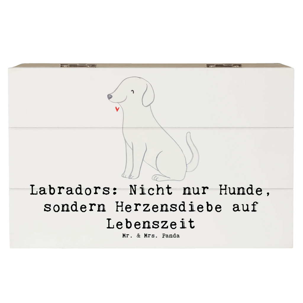 Holzkiste Labrador Herzensdiebe Schatzkiste, Truhe, Geschenkbox, Schatulle, Aufbewahrungsbox, XXL, Kiste, Holzkiste, Geschenkdose, Erinnerungsbox, Dekokiste, Erinnerungskiste, Hund, Hunderasse, Rassehund, Hundebesitzer, Geschenk, Tierfreund, Schenken, Welpe