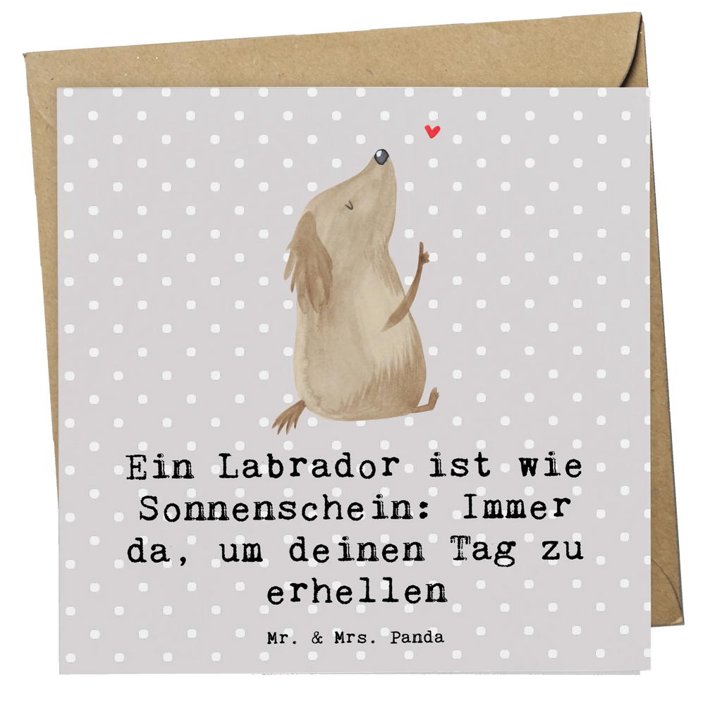 Deluxe Karte Labrador Sonnenschein Klappkarte, Hochzeitskarte, Einladungskarte, Karte, Hochwertige Klappkarte, Glückwunschkarte, Grußkarte, Hochwertige Grußkarte, Geburtstagskarte, Hund, Hunderasse, Rassehund, Hundebesitzer, Geschenk, Tierfreund, Schenken, Welpe