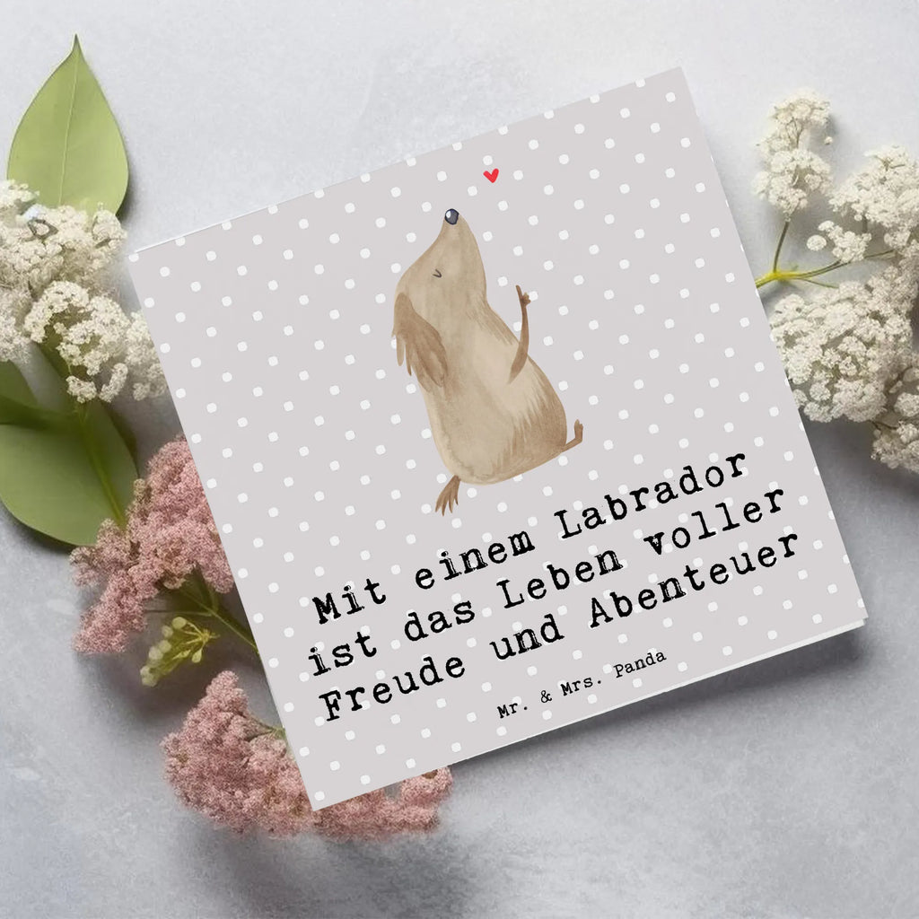 Deluxe Karte Labradorleben Hochzeitskarte, Grußkarte, Karte, Hochwertige Grußkarte, Einladungskarte, Glückwunschkarte, Hochwertige Klappkarte, Geburtstagskarte, Klappkarte, Hund, Hunderasse, Rassehund, Hundebesitzer, Geschenk, Tierfreund, Schenken, Welpe