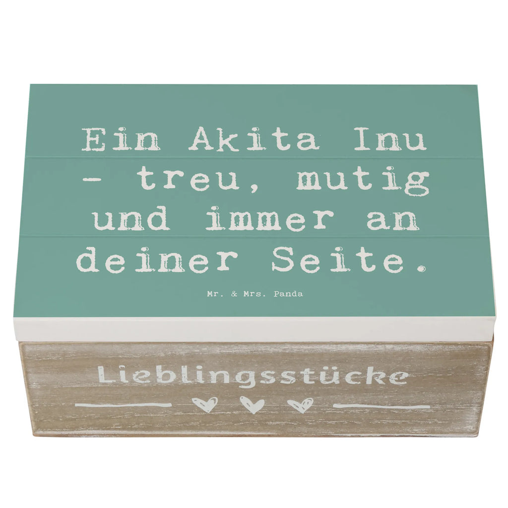 Wooden chest Saying Ein Akita Inu - treu, mutig und immer an deiner Seite. Erinnerungsbox, XXL, Kiste, Schatulle, Schatzkiste, Geschenkdose, Truhe, Erinnerungskiste, Dekokiste, Holzkiste, Geschenkbox, Aufbewahrungsbox, Hund, Hunderasse, Rassehund, Hundebesitzer, Geschenk, Tierfreund, Schenken, Welpe