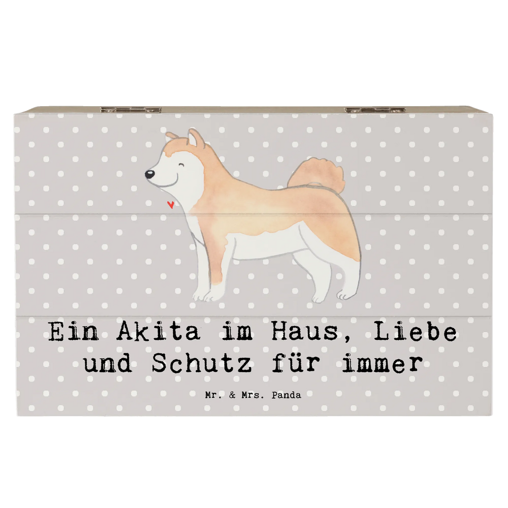 Holzkiste Akita Inu Liebe Geschenkbox, XXL, Erinnerungsbox, Erinnerungskiste, Truhe, Schatzkiste, Schatulle, Geschenkdose, Aufbewahrungsbox, Dekokiste, Holzkiste, Kiste, Hund, Hunderasse, Rassehund, Hundebesitzer, Geschenk, Tierfreund, Schenken, Welpe