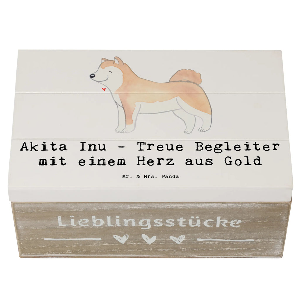 Holzkiste Akita Inu Herz Schatzkiste, Aufbewahrungsbox, Truhe, Schatulle, Holzkiste, Geschenkdose, XXL, Geschenkbox, Erinnerungsbox, Kiste, Dekokiste, Erinnerungskiste, Hund, Hunderasse, Rassehund, Hundebesitzer, Geschenk, Tierfreund, Schenken, Welpe