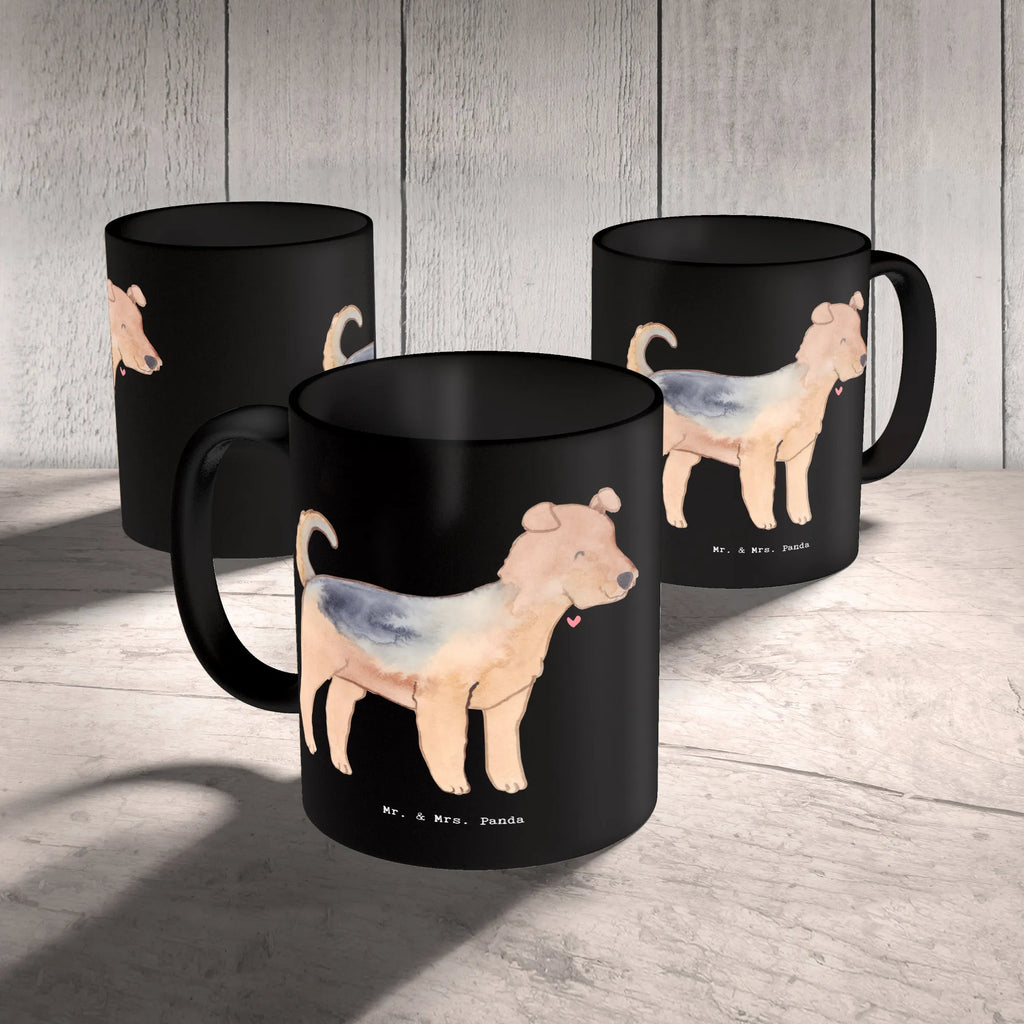 Tasse Airedale Terrier Abenteuer Porzellantasse, Geschenktasse, Tasse mit Zitaten, Bürotasse, Keramiktasse, Tasse, Kaffeetasse, Tasse mit Motiven, Teetasse, Hund, Hunderasse, Rassehund, Hundebesitzer, Geschenk, Tierfreund, Schenken, Welpe