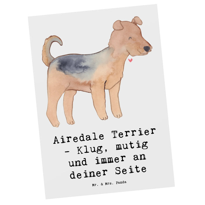 Postkarte Airedale Terrier