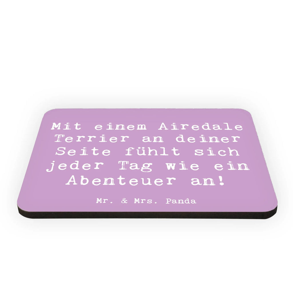 Magnet Spruch Airedale Terrier Abenteuer Kühlschrankmagnet, Pinnwandmagnet, Motivmagnete, Notiz Magnet, Whiteboard Magnet, Dekomagnet, Souvenir Magnet, Kühlschrank Dekoration, Hund, Hunderasse, Rassehund, Hundebesitzer, Geschenk, Tierfreund, Schenken, Welpe