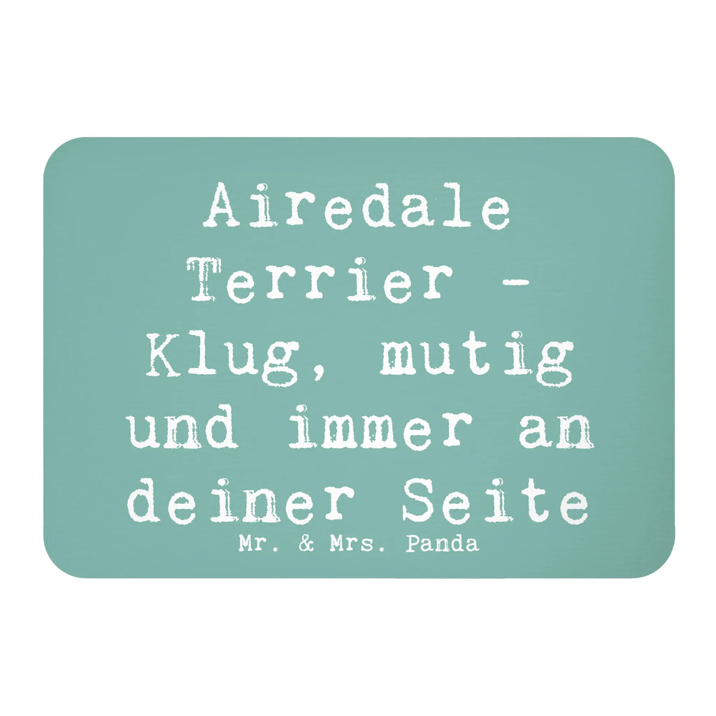 Magnet Saying Airedale Terrier - Klug, mutig und immer an deiner Seite Kühlschrankmagnet, Pinnwandmagnet, Dekomagnet, Motivmagnete, Notiz Magnet, Souvenir Magnet, Whiteboard Magnet, Kühlschrank Dekoration, Hund, Hunderasse, Rassehund, Hundebesitzer, Geschenk, Tierfreund, Schenken, Welpe