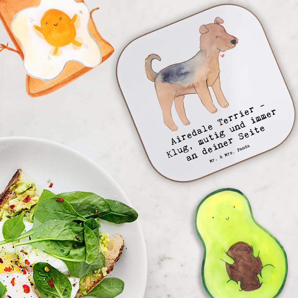 Square coaster Airedale Terrier - Klug, mutig und immer an deiner Seite Untersetzer Gläser, Untersetzer für Gläser, Holzuntersetzer, Getränkeuntersetzer, Korkuntersetzer, Untersetzer aus Holz, Untersetzer Design, Glasuntersetzer, Bierdeckel, Untersetzer, Untersetzer Holz, Tassen Untersetzer, Hund, Hunderasse, Rassehund, Hundebesitzer, Geschenk, Tierfreund, Schenken, Welpe