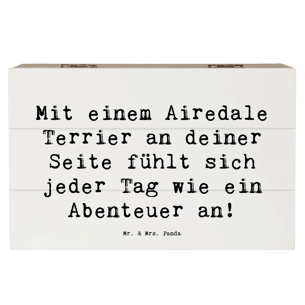 Holzkiste Spruch Airedale Terrier Abenteuer Holzkiste, Erinnerungskiste, Aufbewahrungsbox, Truhe, Erinnerungsbox, Schatulle, XXL, Kiste, Schatzkiste, Geschenkdose, Dekokiste, Geschenkbox, Hund, Hunderasse, Rassehund, Hundebesitzer, Geschenk, Tierfreund, Schenken, Welpe