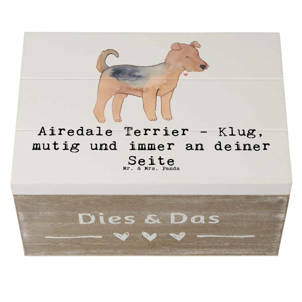 Holzkiste Airedale Terrier Geschenkdose, Dekokiste, XXL, Erinnerungskiste, Schatzkiste, Holzkiste, Schatulle, Aufbewahrungsbox, Erinnerungsbox, Truhe, Kiste, Geschenkbox, Hund, Hunderasse, Rassehund, Hundebesitzer, Geschenk, Tierfreund, Schenken, Welpe