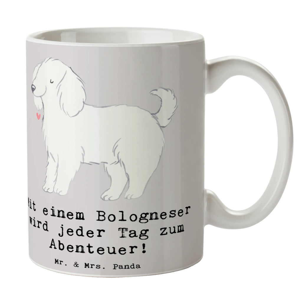 Mug Mit einem Bologneser wird jeder Tag zum Abenteuer! Teetasse, Porzellantasse, Bürotasse, Tasse mit Zitaten, Keramiktasse, Tasse, Geschenktasse, Tasse mit Motiven, Kaffeetasse, Hund, Hunderasse, Rassehund, Hundebesitzer, Geschenk, Tierfreund, Schenken, Welpe