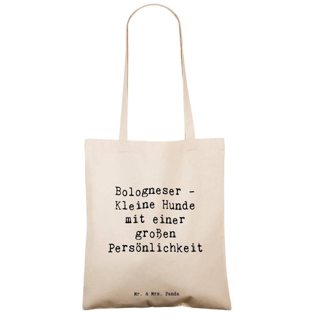 Tote bag Saying Bologneser - Kleine Hunde mit einer großen Persönlichkeit Jutebeutel, Stoffbeutel, Umhängetasche, Stofftasche, Beuteltasche, Tasche, Shopper, Einkaufstasche, Laptoptasche, Jutetasche, Einkaufstüte, Badetasche, Tragetasche, Schultertasche, Strandtasche, Beutel, Hund, Hunderasse, Rassehund, Hundebesitzer, Geschenk, Tierfreund, Schenken, Welpe