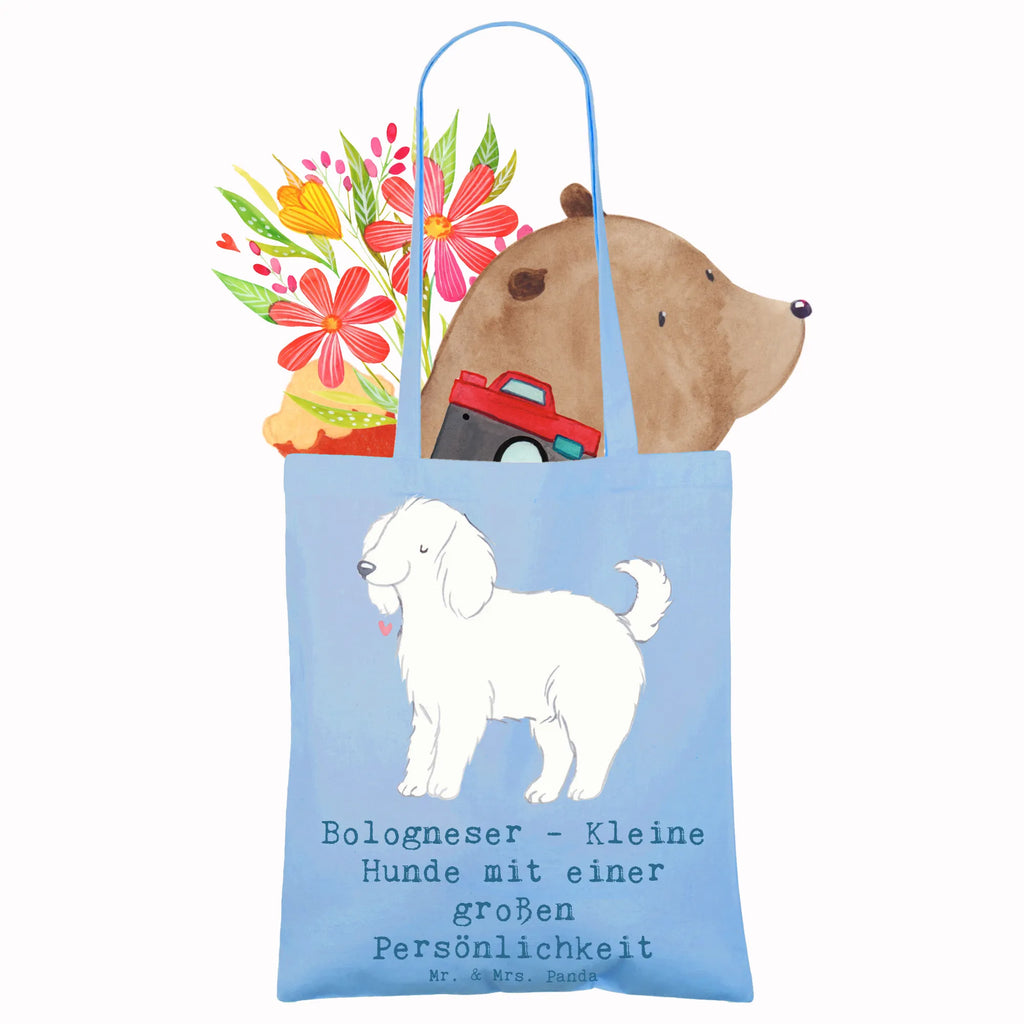 Tote bag Bologneser - Kleine Hunde mit einer großen Persönlichkeit Strandtasche, Schultertasche, Einkaufstüte, Stofftasche, Stoffbeutel, Jutebeutel, Tasche, Umhängetasche, Shopper, Beutel, Laptoptasche, Jutetasche, Badetasche, Einkaufstasche, Beuteltasche, Tragetasche, Hund, Hunderasse, Rassehund, Hundebesitzer, Geschenk, Tierfreund, Schenken, Welpe