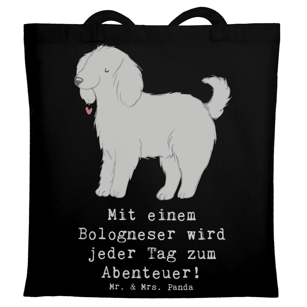 Tragetasche Bologneser Abenteuer Beuteltasche, Tragetasche, Badetasche, Einkaufstüte, Beutel, Laptoptasche, Schultertasche, Stofftasche, Einkaufstasche, Tasche, Strandtasche, Shopper, Umhängetasche, Jutebeutel, Jutetasche, Stoffbeutel, Hund, Hunderasse, Rassehund, Hundebesitzer, Geschenk, Tierfreund, Schenken, Welpe