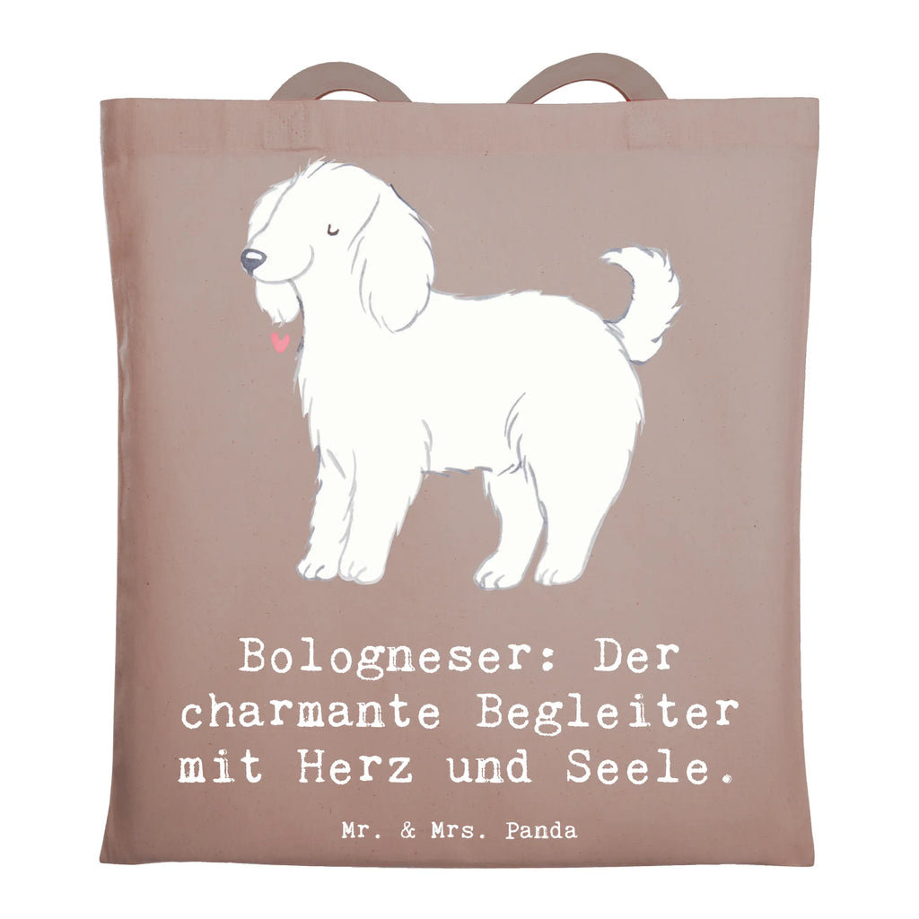 Tragetasche Bologneser Begleiter Einkaufstüte, Tasche, Badetasche, Beuteltasche, Tragetasche, Stoffbeutel, Einkaufstasche, Jutetasche, Beutel, Umhängetasche, Laptoptasche, Strandtasche, Schultertasche, Shopper, Stofftasche, Jutebeutel, Hund, Hunderasse, Rassehund, Hundebesitzer, Geschenk, Tierfreund, Schenken, Welpe