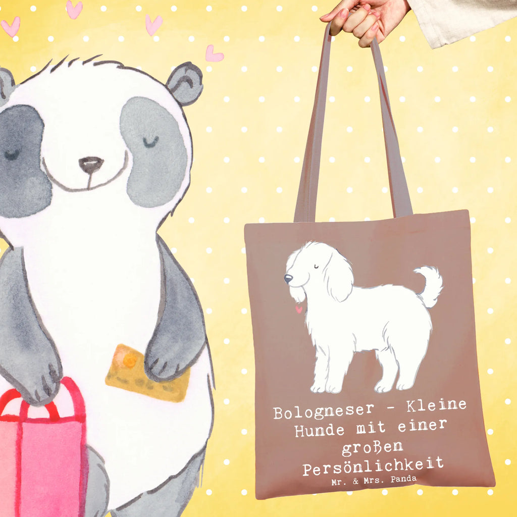 Tote bag Bologneser - Kleine Hunde mit einer großen Persönlichkeit Strandtasche, Schultertasche, Einkaufstüte, Stofftasche, Stoffbeutel, Jutebeutel, Tasche, Umhängetasche, Shopper, Beutel, Laptoptasche, Jutetasche, Badetasche, Einkaufstasche, Beuteltasche, Tragetasche, Hund, Hunderasse, Rassehund, Hundebesitzer, Geschenk, Tierfreund, Schenken, Welpe