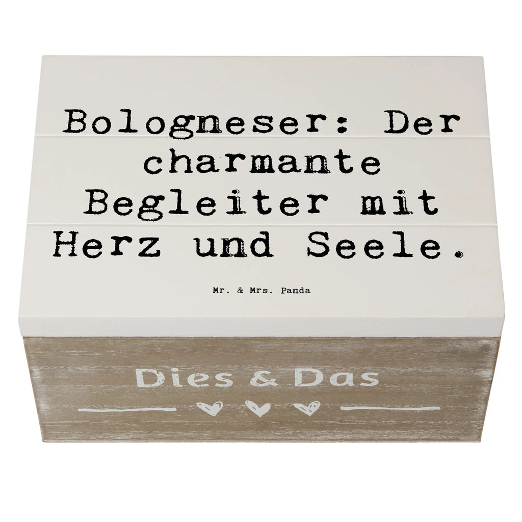 Holzkiste Spruch Bologneser Begleiter Dekokiste, Erinnerungskiste, XXL, Schatulle, Kiste, Holzkiste, Geschenkdose, Geschenkbox, Erinnerungsbox, Truhe, Schatzkiste, Aufbewahrungsbox, Hund, Hunderasse, Rassehund, Hundebesitzer, Geschenk, Tierfreund, Schenken, Welpe