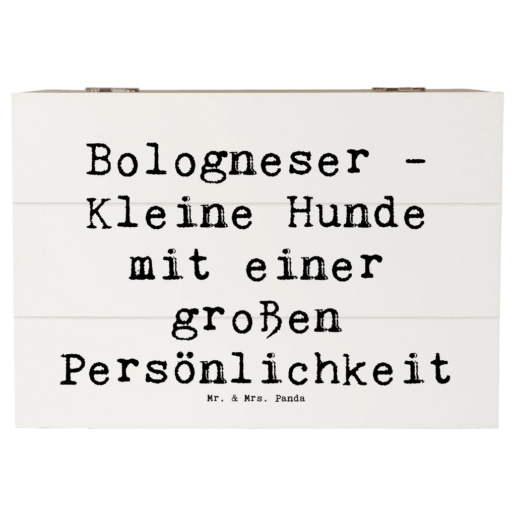 Holzkiste Spruch Bologneser Charakterstark Erinnerungskiste, Geschenkdose, Schatzkiste, Aufbewahrungsbox, Geschenkbox, Truhe, XXL, Erinnerungsbox, Kiste, Holzkiste, Schatulle, Dekokiste, Hund, Hunderasse, Rassehund, Hundebesitzer, Geschenk, Tierfreund, Schenken, Welpe