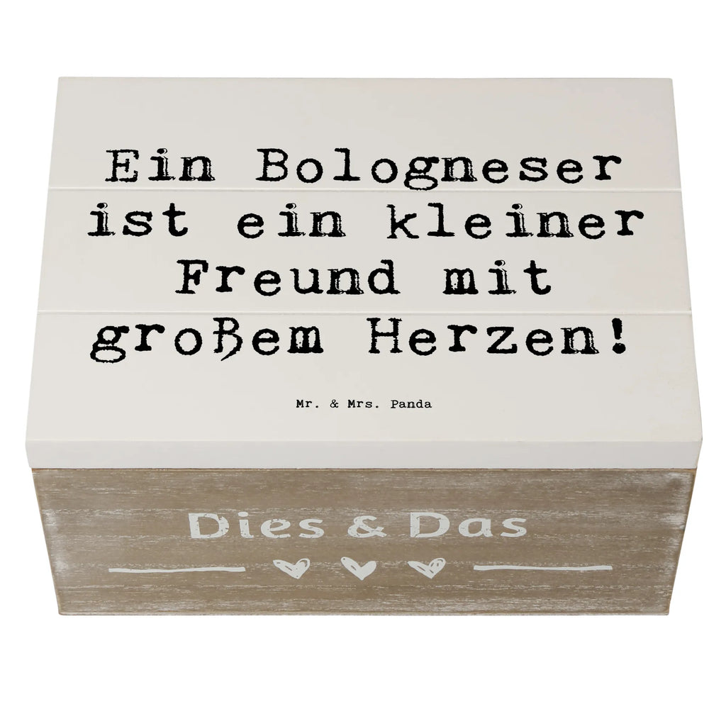 Holzkiste Spruch Bologneser Herzfreund Erinnerungskiste, Geschenkbox, Erinnerungsbox, Truhe, Aufbewahrungsbox, Dekokiste, Holzkiste, XXL, Schatzkiste, Geschenkdose, Kiste, Schatulle, Hund, Hunderasse, Rassehund, Hundebesitzer, Geschenk, Tierfreund, Schenken, Welpe