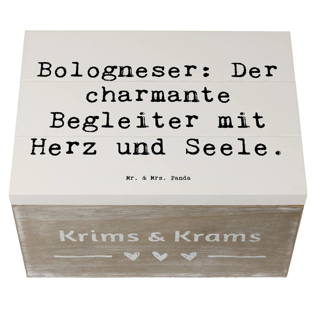 Holzkiste Spruch Bologneser Begleiter Dekokiste, Erinnerungskiste, XXL, Schatulle, Kiste, Holzkiste, Geschenkdose, Geschenkbox, Erinnerungsbox, Truhe, Schatzkiste, Aufbewahrungsbox, Hund, Hunderasse, Rassehund, Hundebesitzer, Geschenk, Tierfreund, Schenken, Welpe