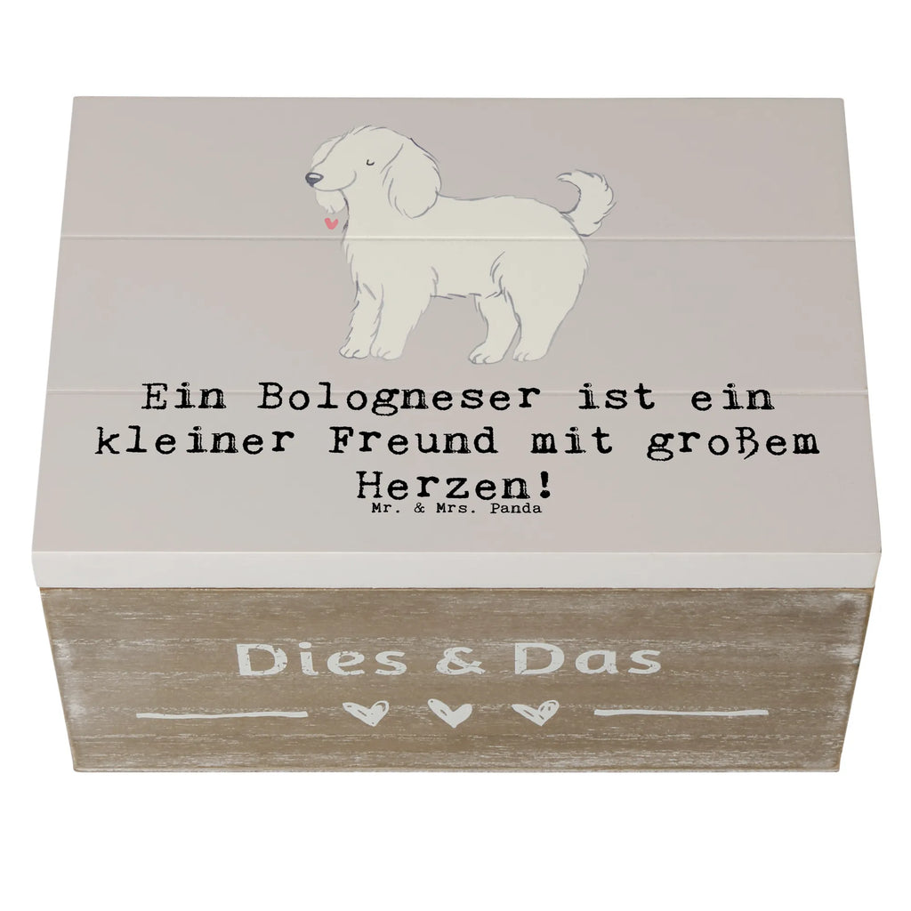 Holzkiste Bologneser Herzfreund Schatzkiste, Holzkiste, Geschenkdose, Dekokiste, Kiste, Truhe, Erinnerungsbox, Erinnerungskiste, Geschenkbox, Aufbewahrungsbox, XXL, Schatulle, Hund, Hunderasse, Rassehund, Hundebesitzer, Geschenk, Tierfreund, Schenken, Welpe