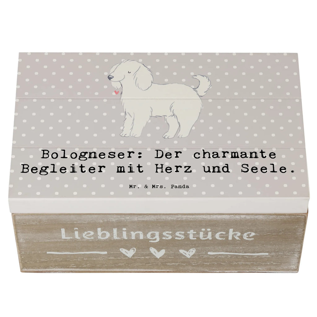 Holzkiste Bologneser Begleiter Aufbewahrungsbox, Truhe, Erinnerungskiste, Geschenkdose, Schatulle, Kiste, Schatzkiste, XXL, Holzkiste, Dekokiste, Erinnerungsbox, Geschenkbox, Hund, Hunderasse, Rassehund, Hundebesitzer, Geschenk, Tierfreund, Schenken, Welpe