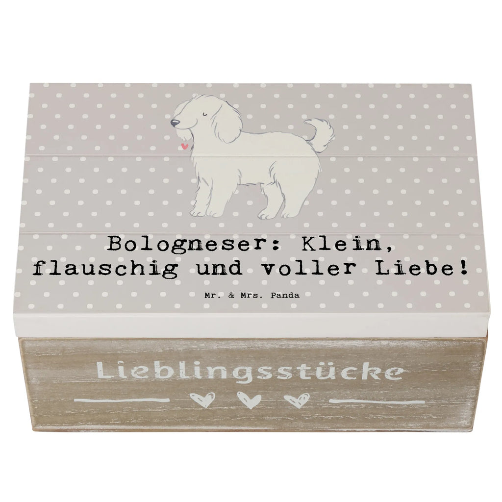 Holzkiste Bologneser Liebe XXL, Aufbewahrungsbox, Erinnerungsbox, Dekokiste, Erinnerungskiste, Geschenkdose, Holzkiste, Schatulle, Truhe, Schatzkiste, Kiste, Geschenkbox, Hund, Hunderasse, Rassehund, Hundebesitzer, Geschenk, Tierfreund, Schenken, Welpe